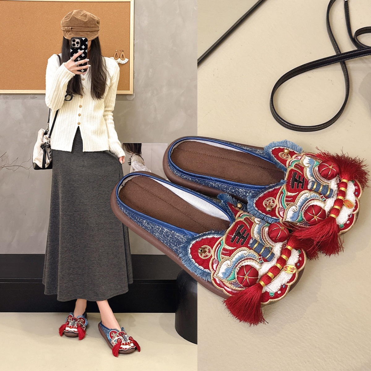 Ethnic Fashion House - Spring/Autumn Women Retro ethnic style Handmade