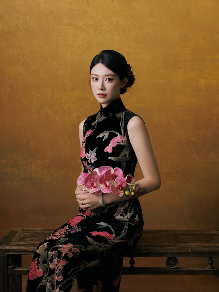 Ethnic Wear - New Vintage Chinese Studio Portrait Photography
