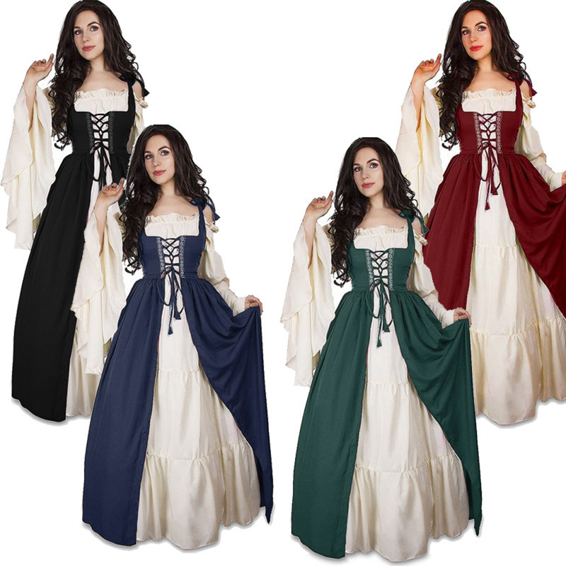 Ethnic Clothing & Online Fashion Store Khaadi Us - Renaissance Medieval Dress Belted Waist Stage