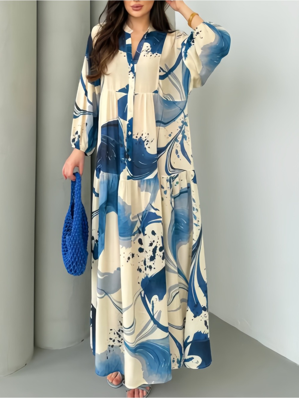 Jalabiya Women Arabic - Eid Women Dress Abaya Muslim Loose