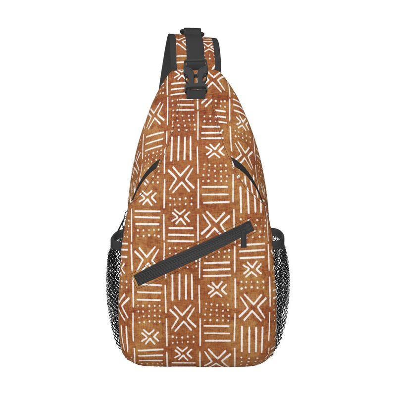 Ethnic Fashion Men - Bogolan Mudcloth African Pattern Sling Bag