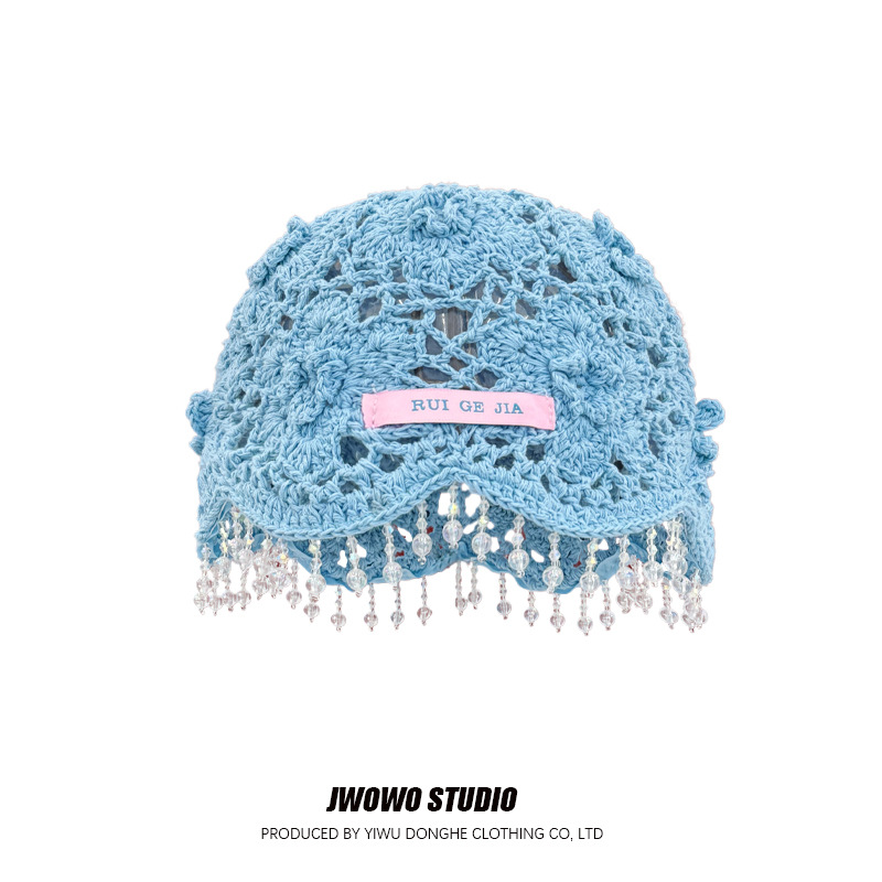 Winter Ethnic Fashion For Women - Bohemian-style Beaded Tassel Cap for Women