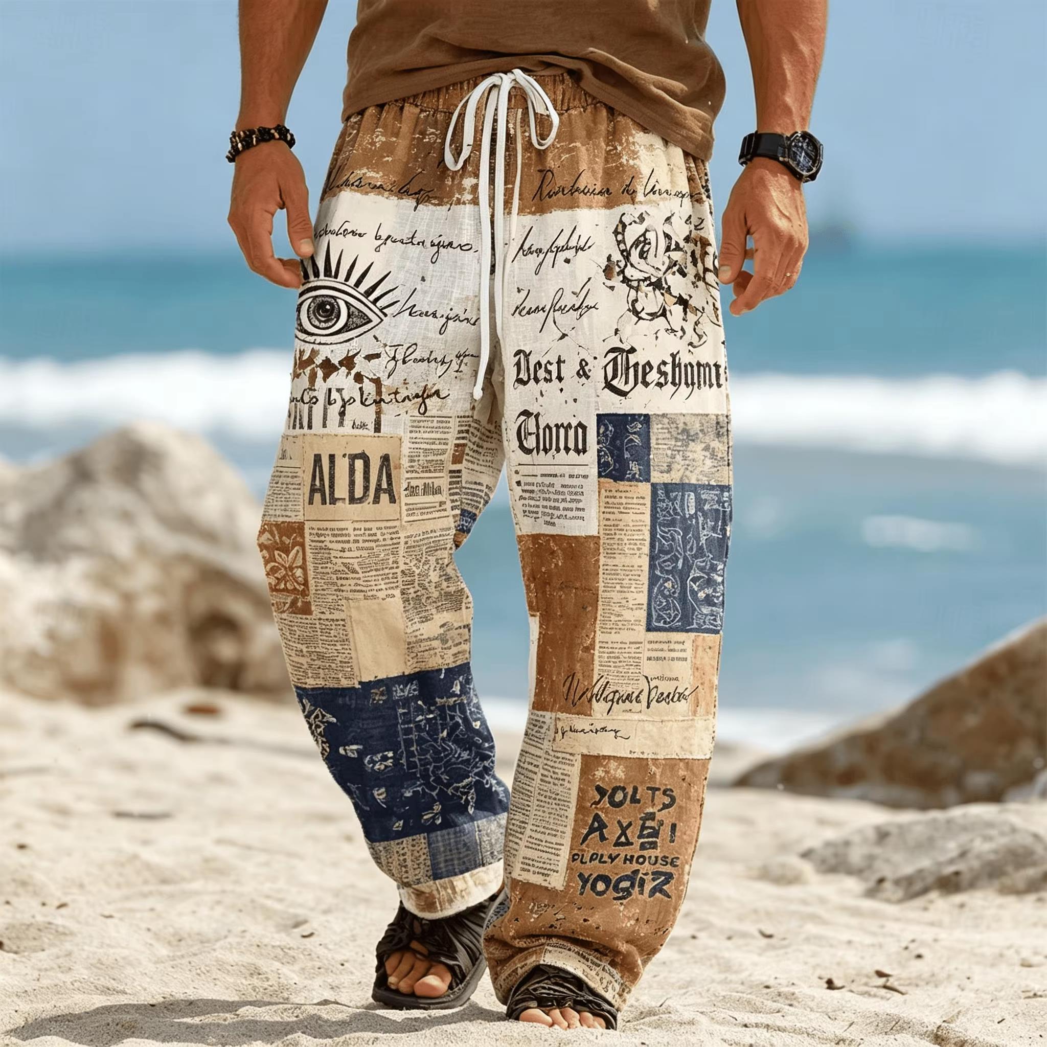 Ethnic Fashion Men - Summer Fashion New Bohemian Ethnic Style