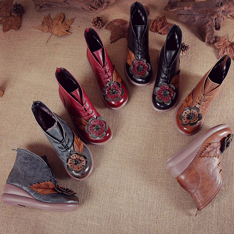 Winter Ethnic Fashion For Women - Xiuteng New Fashion genuine Leather Women
