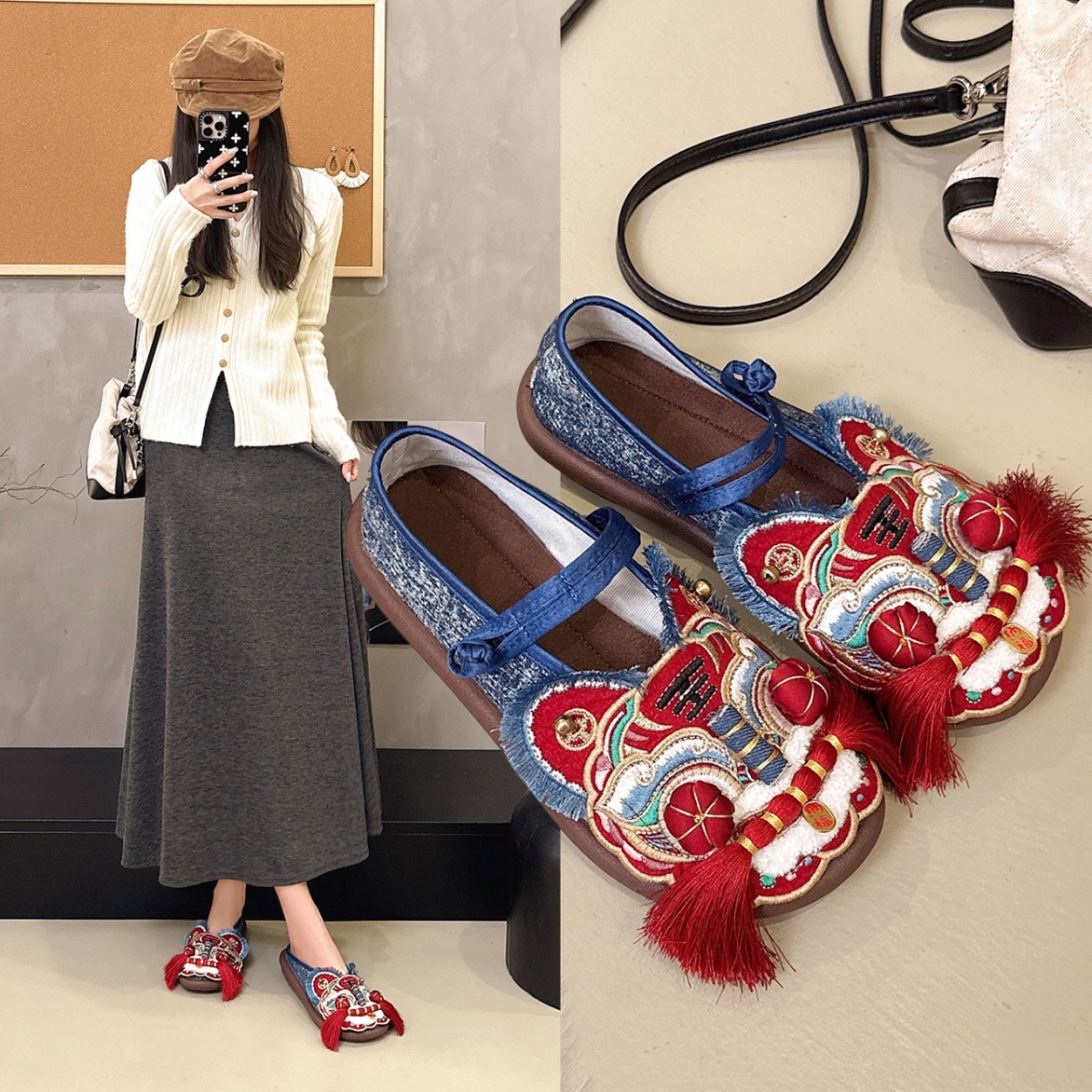 Spring/Autumn Women Retro ethn - Ethnic Fashion House 评论和价格