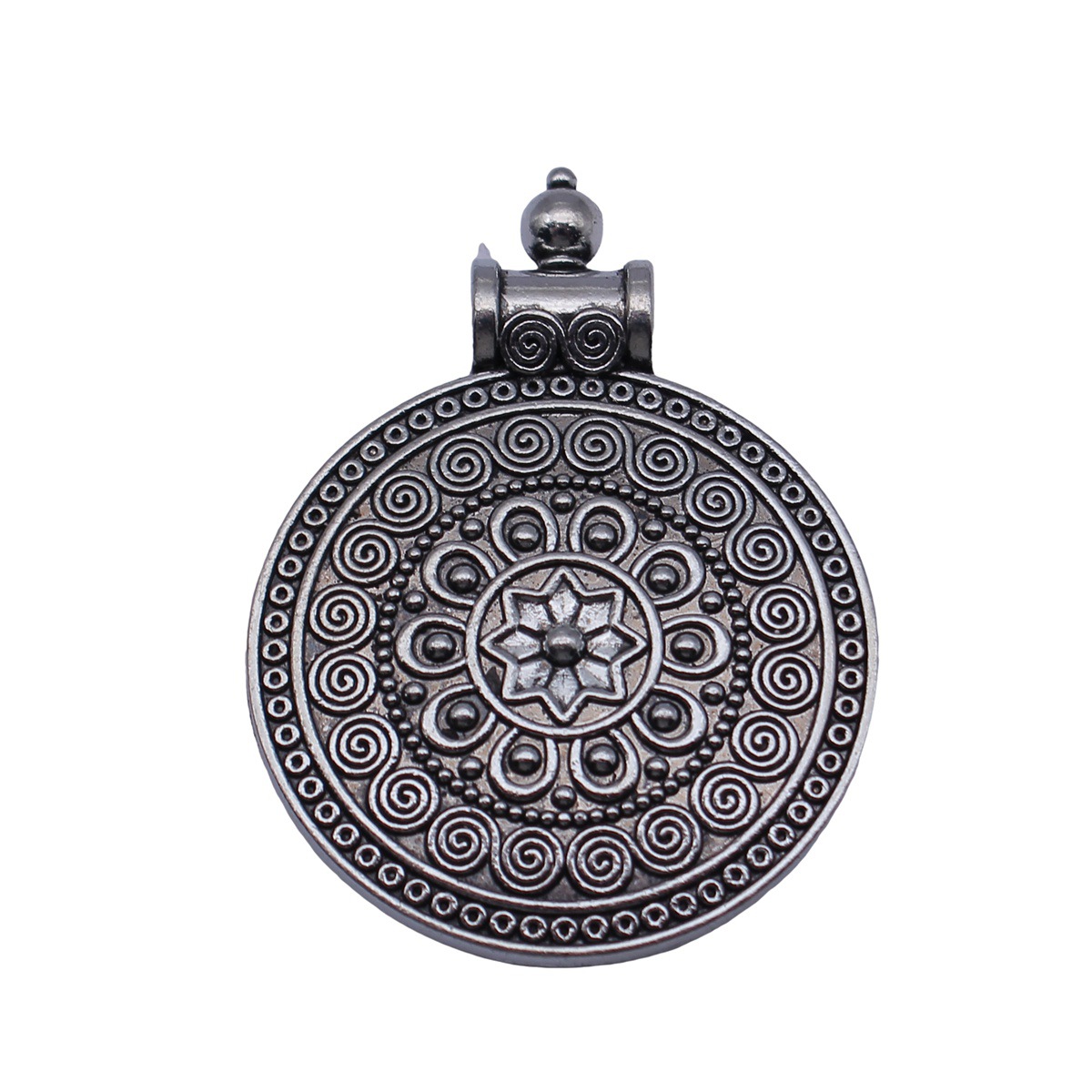 Boho Ethnic Mandala Pendant Fl - Ethnic Boho Fashion 评论和价格