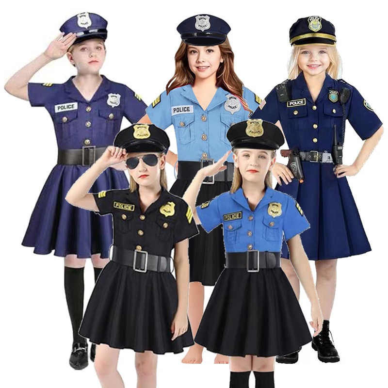 Halloween Children's Police Su - Ethnic Wear 评论和价格