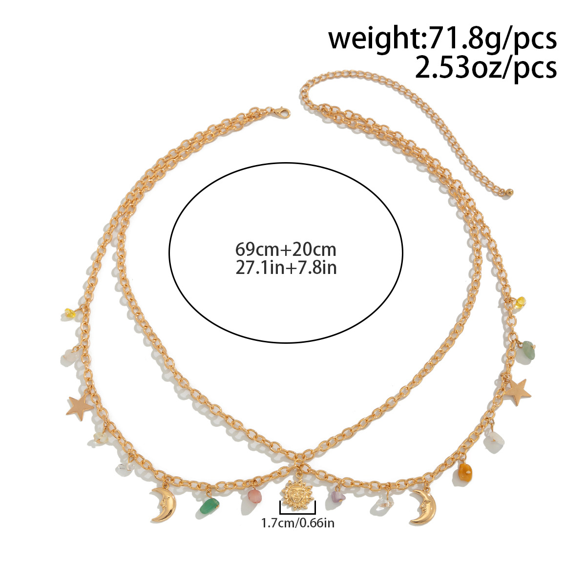 Boho Star Moon Sun Pendant Wai - Ethnic Boho Fashion 评论和价格