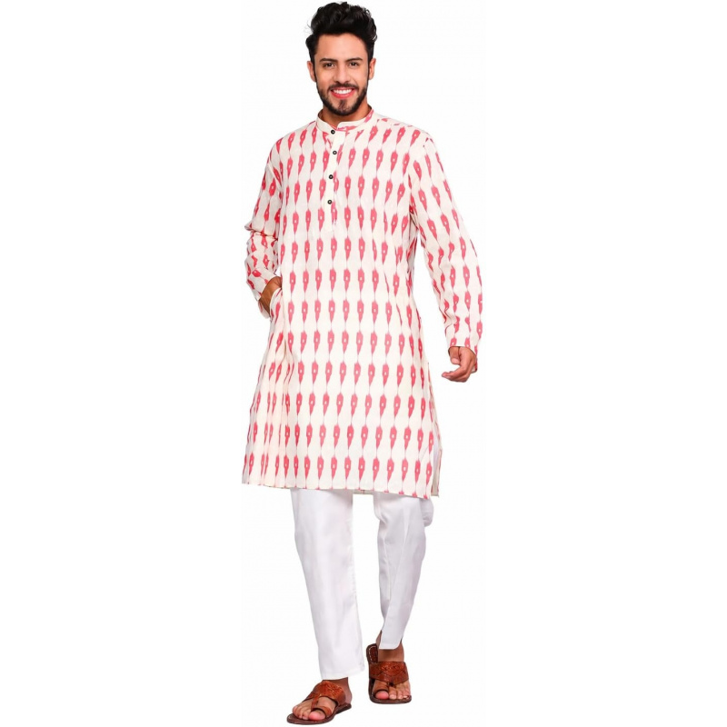 Mens Pure Cotton Kurta Pajama  - Kurta Men Cotton 评论和价格