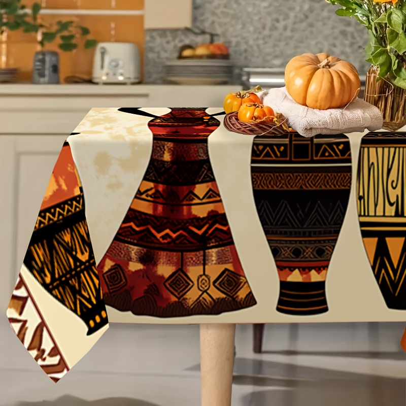 One African-style tablecloth w - Ethnic Fashion House 评论和价格