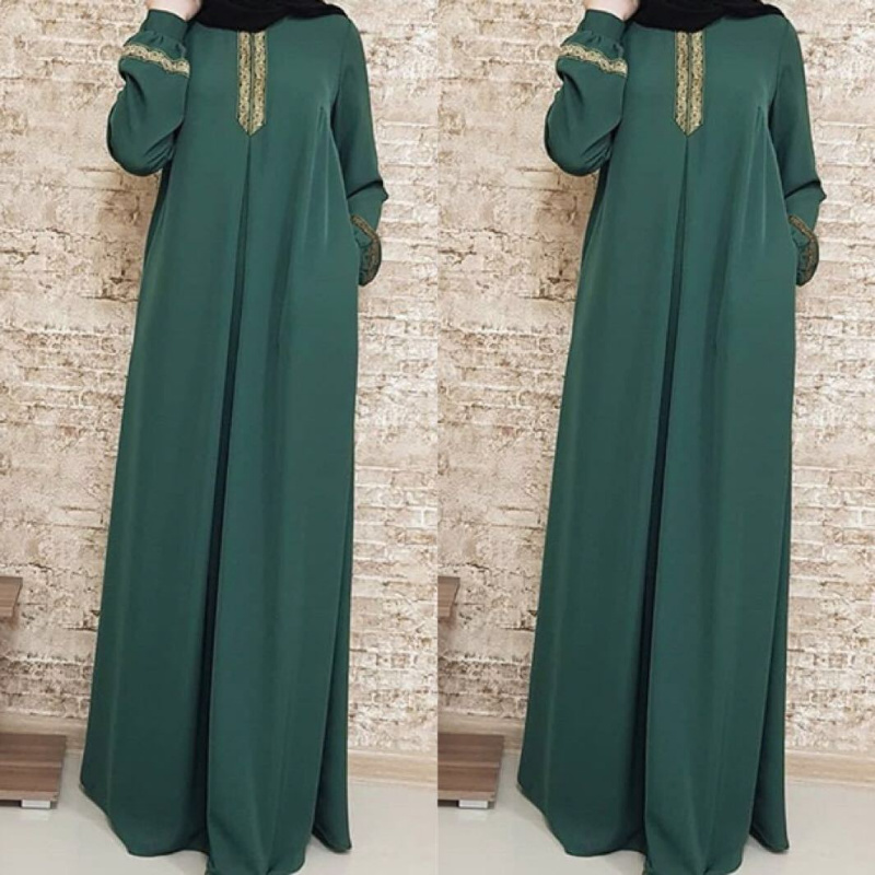 Muslim Ethnic Style Print Abay - Winter Ethnic Fashion For Women 评论和价格