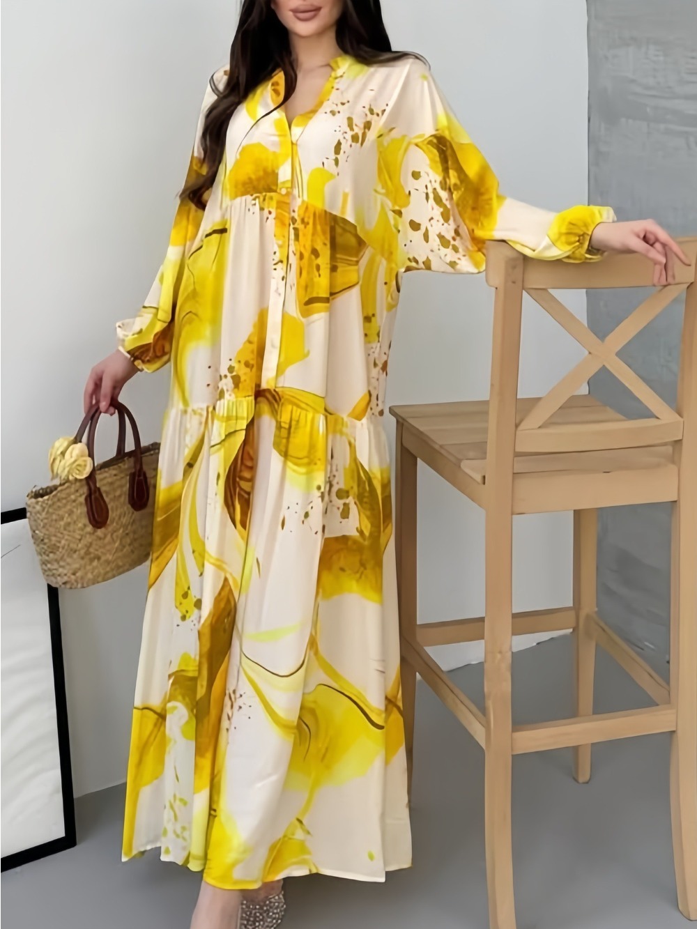 Eid Women Dress Abaya Muslim L - Jalabiya Women Arabic 评论和价格