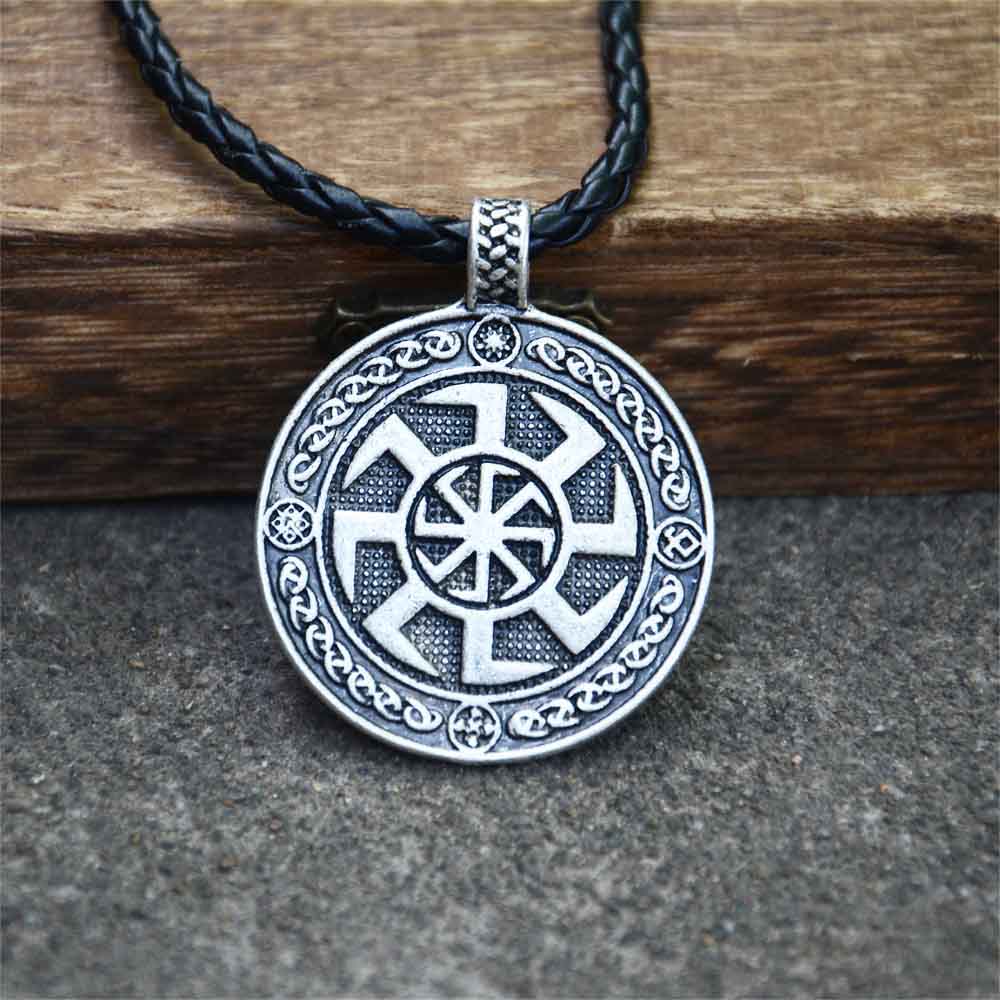 Retro Slavic Kolovrat Pendant  - Ethnic Fashion World 评论和价格