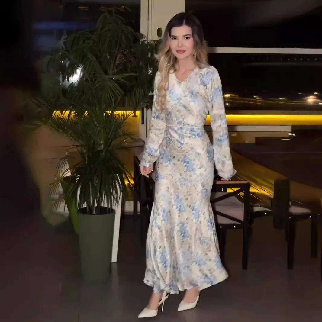 Eid Muslim Abaya for Women Par - Jalabiya Women Arabic 评论和价格