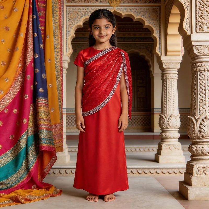 Girls Indian Traditional Dress - Ethnic Wear 评论和价格