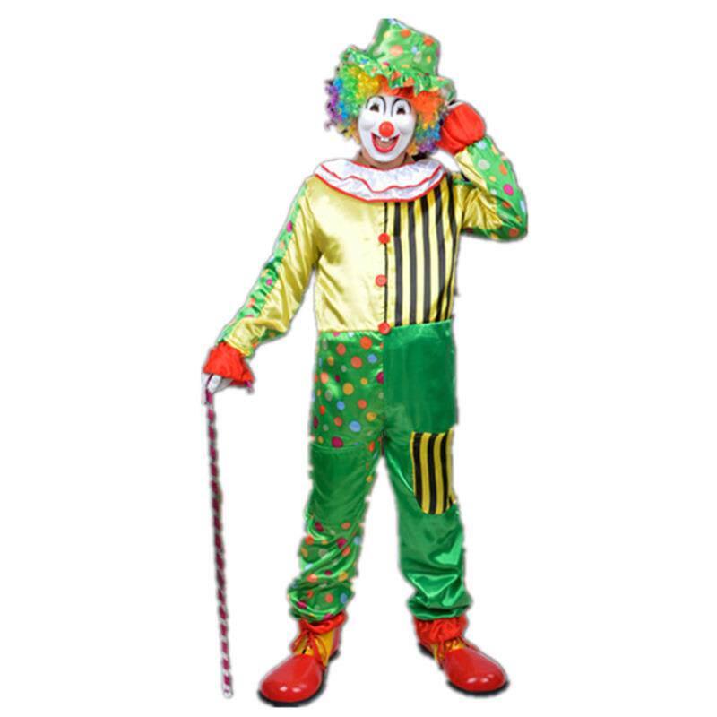 Halloween Clown Costume Ball C - Ethnic Wear 评论和价格