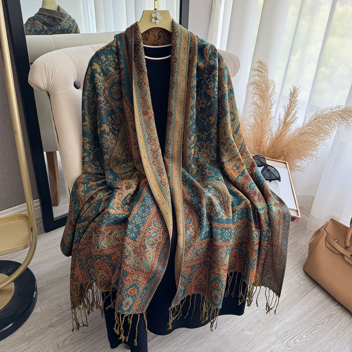 2025 Tassel Blanket Design Eth - Winter Ethnic Fashion For Women 评论和价格