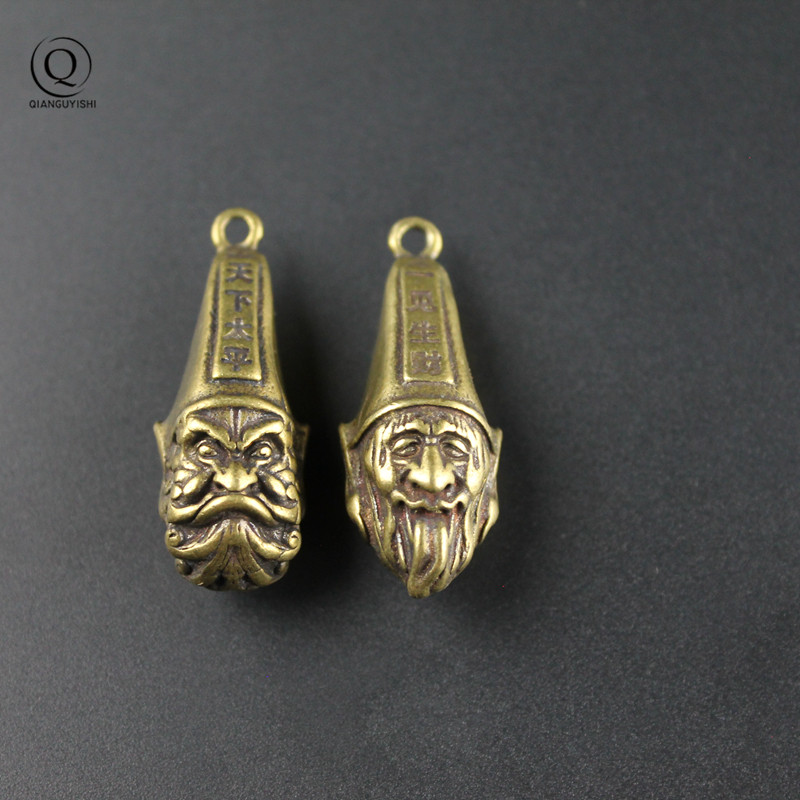 Vintage Solid Brass Chinese Go - Ethnic Fashion World 评论和价格