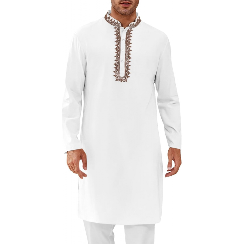 Mens Kaftan Thobe Cotton Henle - Kurta Men Cotton 评论和价格