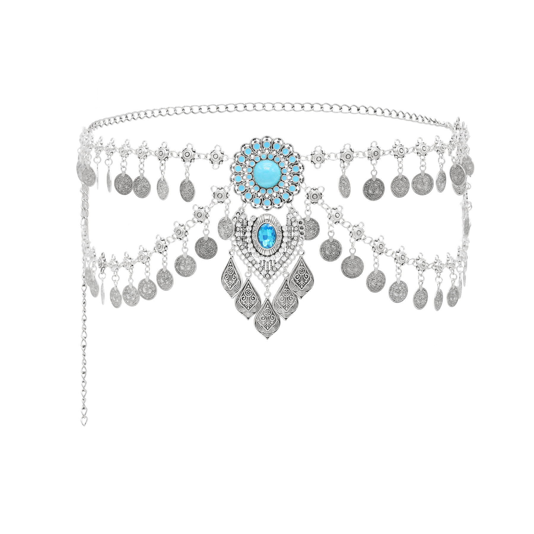 New Bohemian Coin Tassels Faux - Ethnic Boho Fashion 评论和价格
