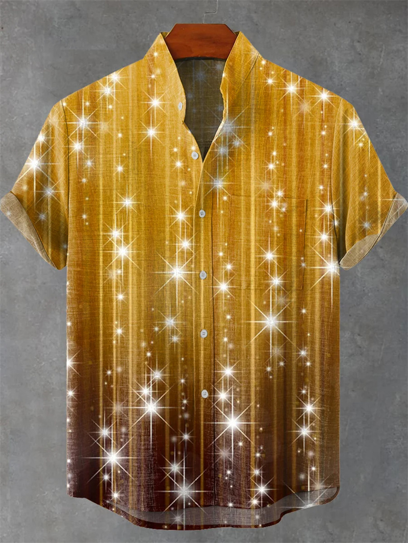 Men's Linen Shirt Vintage Shor - Ethnic Fashion World 评论和价格