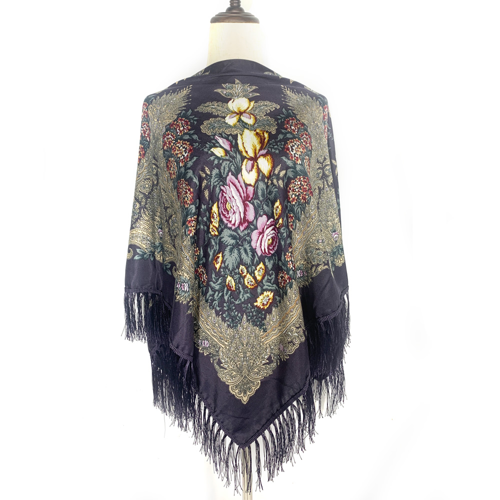 130*130cm Ethnic Style Russian - Winter Ethnic Fashion For Women 评论和价格