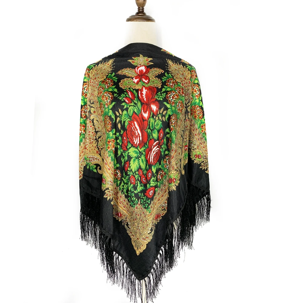 130*130cm Ethnic Style Russian - Winter Ethnic Fashion For Women 评论和价格