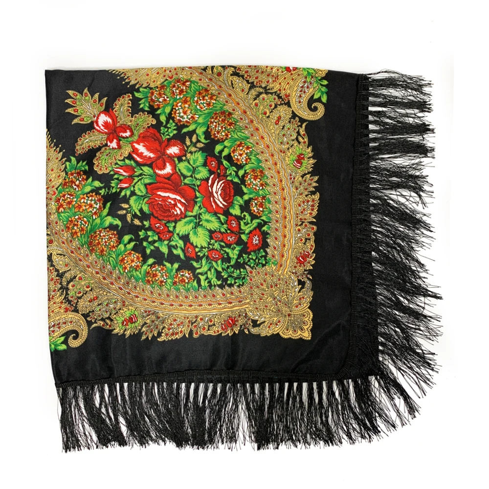 130*130cm Ethnic Style Russian - Winter Ethnic Fashion For Women 评论和价格
