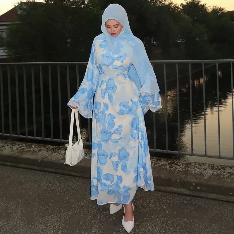 Eid Women Dress Abaya Flower P - Jalabiya Women Arabic 评论和价格