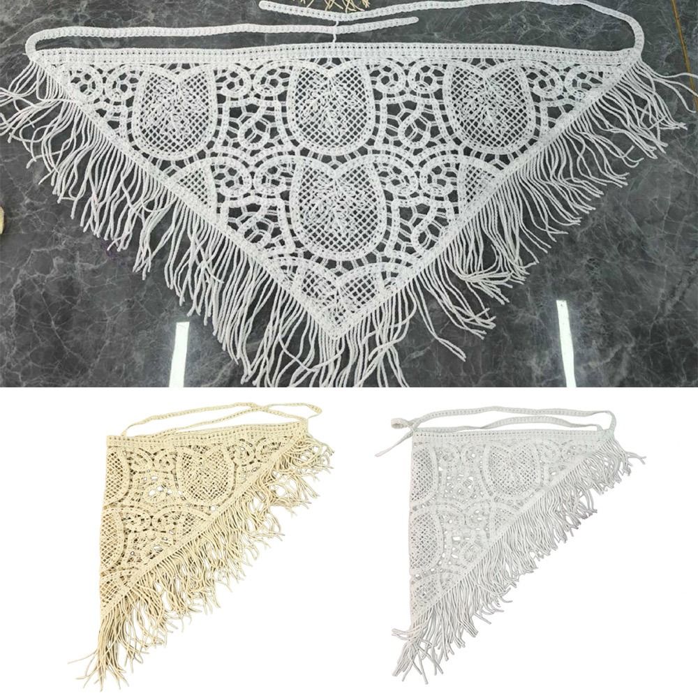 Bohemian Knitted Fringed Flap  - Ethnic Boho Fashion 评论和价格