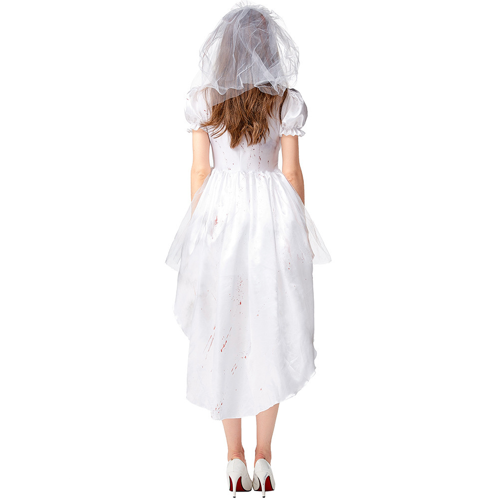 Halloween White Ghost Bride Co - Ethnic Fashion House 评论和价格