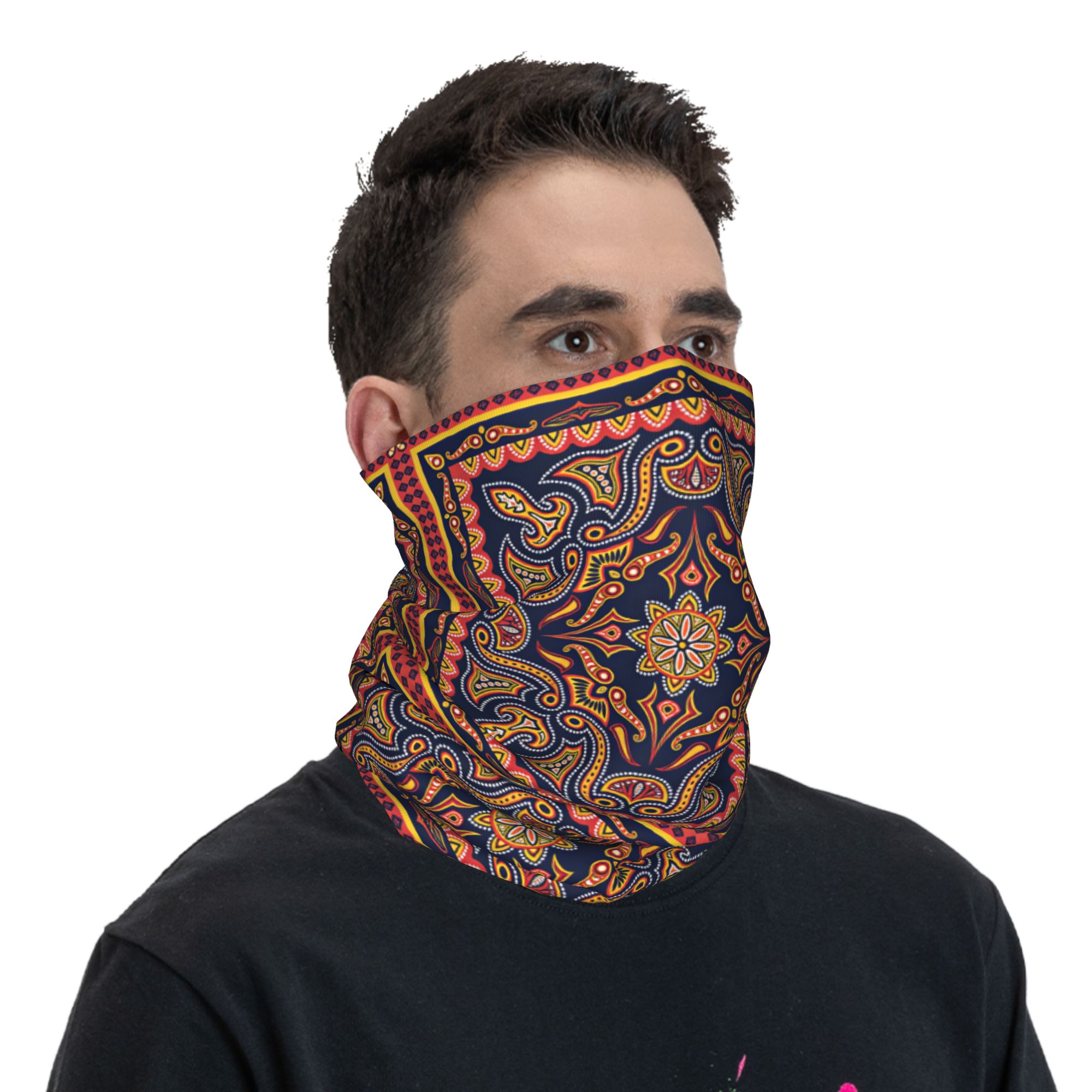 Ethnic Dot Tribal Paisley Bala - Ethnic Fashion Men 评论和价格