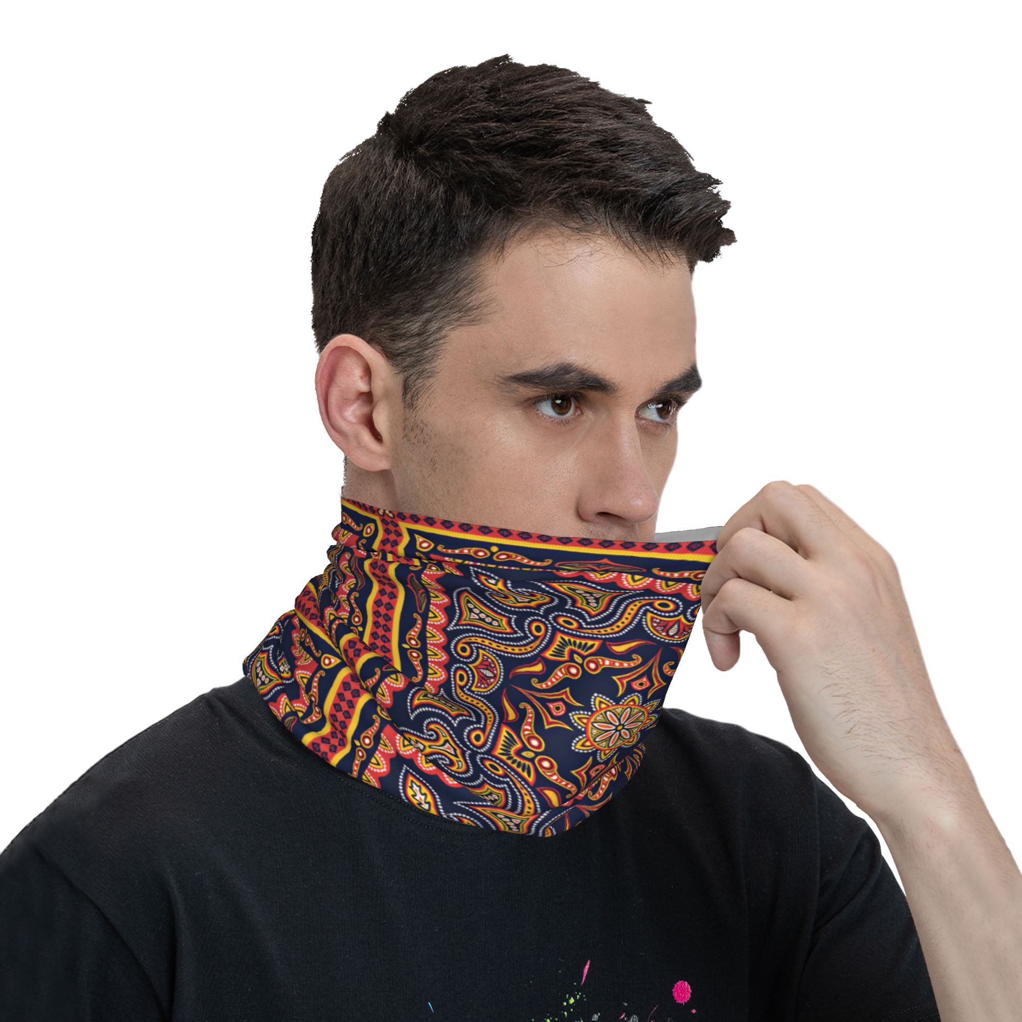 Ethnic Dot Tribal Paisley Bala - Ethnic Fashion Men 评论和价格