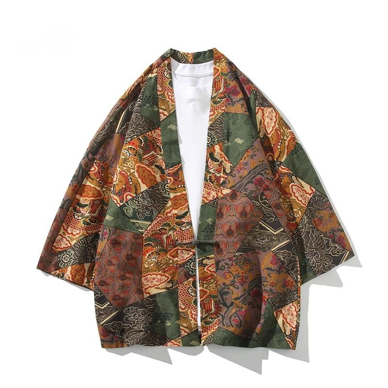 Ethnic Style Print Yukata Men  - Ethnic Fashion Men 评论和价格