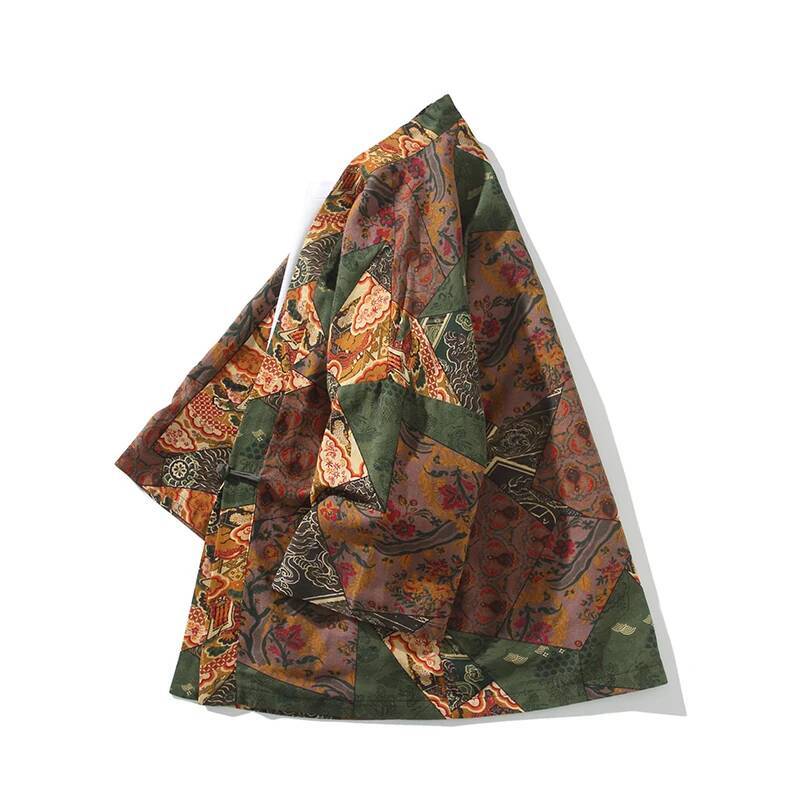 Ethnic Style Print Yukata Men  - Ethnic Fashion Men 评论和价格