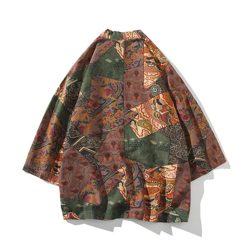 Ethnic Style Print Yukata Men  - Ethnic Fashion Men 评论和价格