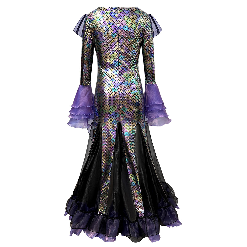 Dark Mermaid Long Dress Costum - Ethnic Wear 评论和价格